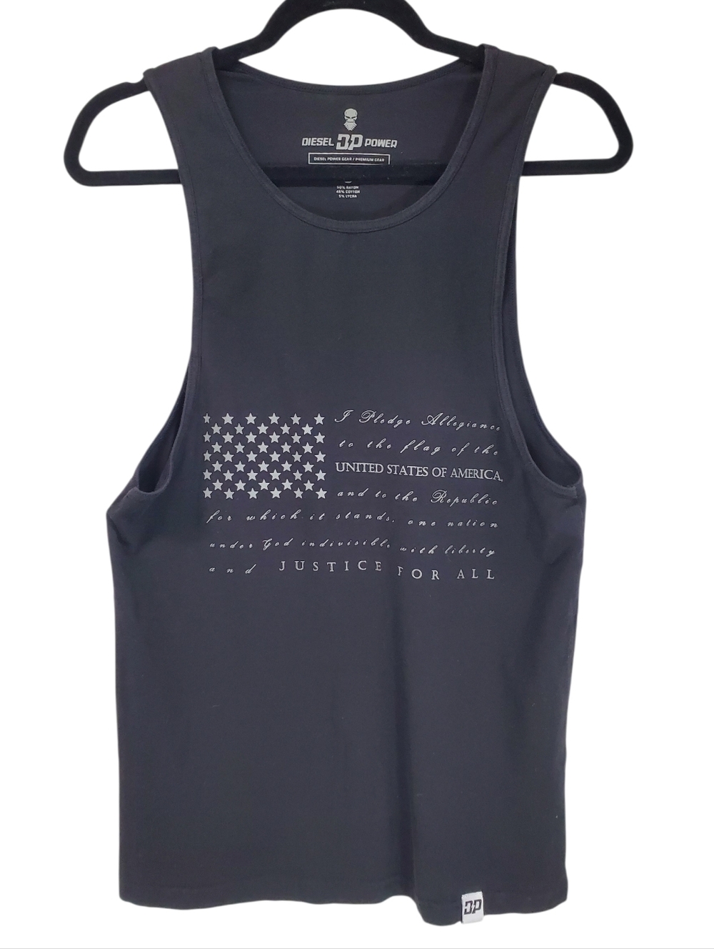 Diesel Power Tank Top Muscle Shirts Small Blokecore Freedom Fighters Patriotic